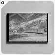 アートパネル-Railroad Station of the D.& R.G.W. Railroad at Ouray, Colorado
 - ラッセル リー Canvas.