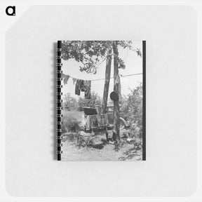 アートメモ帳-Roadside Camp, Sequoyah County, Oklahoma
 - ラッセル リー Memo.