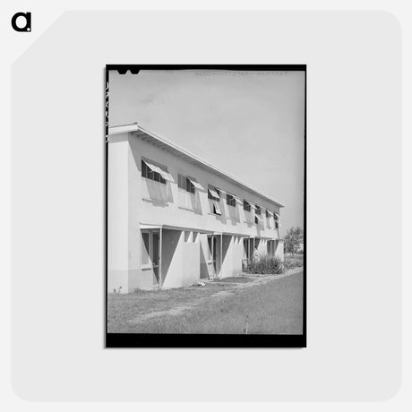 アートポストカード-Apartment House, Chandler Unit, Maricopa County, Arizona
 - ラッセル リー Postcard.