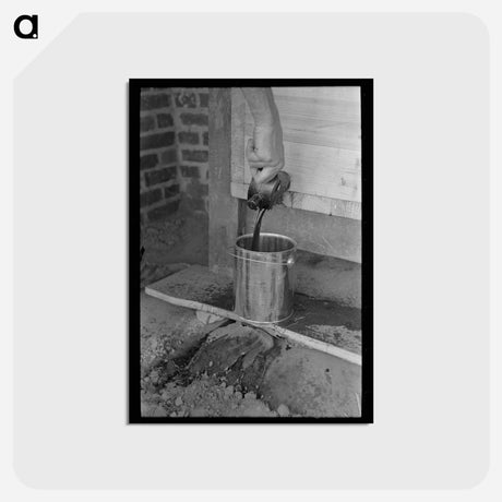 アートポストカード-Sorghum Mill, Lake Dick Project
 - ラッセル リー Postcard.