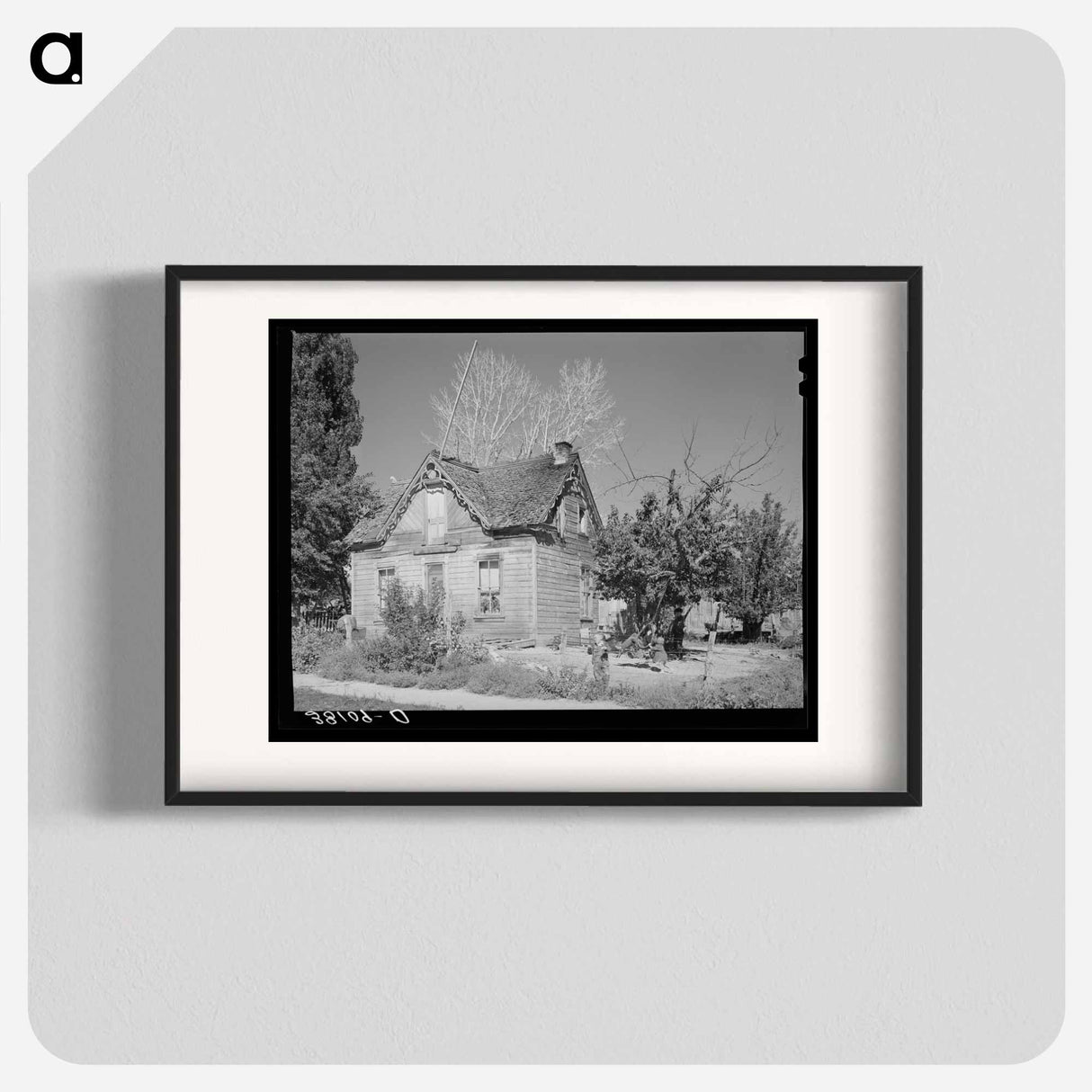 アートポスター-Old Mormon House at Tropic, Utah
 - ラッセル リー Poster.