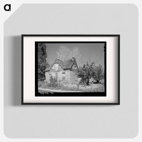 アートポスター-Old Mormon House at Tropic, Utah
 - ラッセル リー Poster.