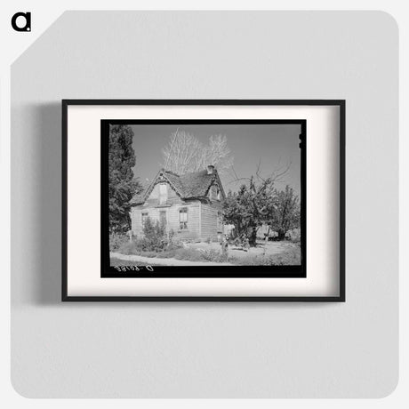 アートポスター-Old Mormon House at Tropic, Utah
 - ラッセル リー Poster.