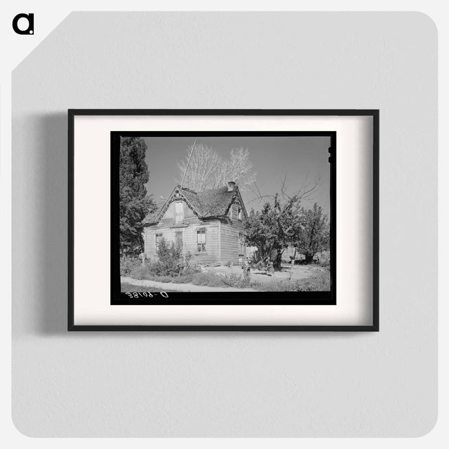 アートポスター-Old Mormon House at Tropic, Utah
 - ラッセル リー Poster.