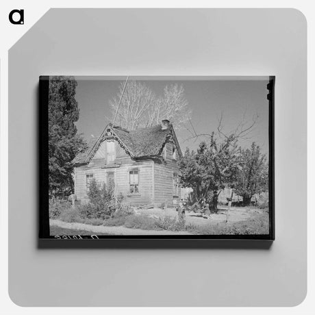 アートパネル-Old Mormon House at Tropic, Utah
 - ラッセル リー Canvas.