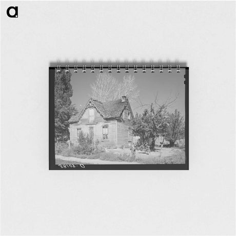 アートメモ帳-Old Mormon House at Tropic, Utah
 - ラッセル リー Memo.