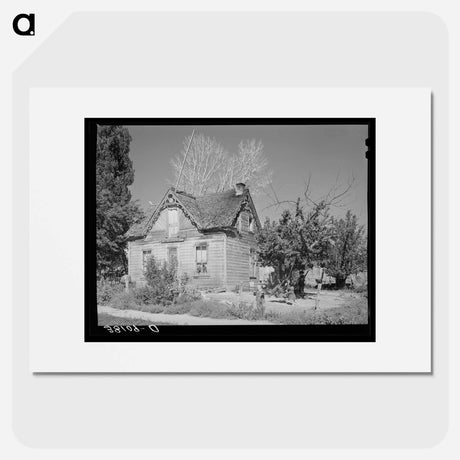 アートポスター-Old Mormon House at Tropic, Utah
 - ラッセル リー Poster.