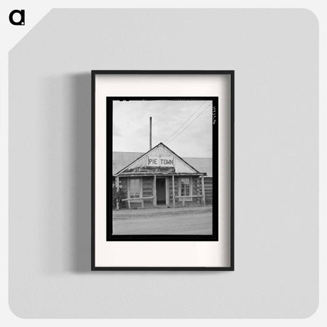 アートポスター-Entrance to hotel. Pie Town, New Mexico
 - ラッセル リー Poster.