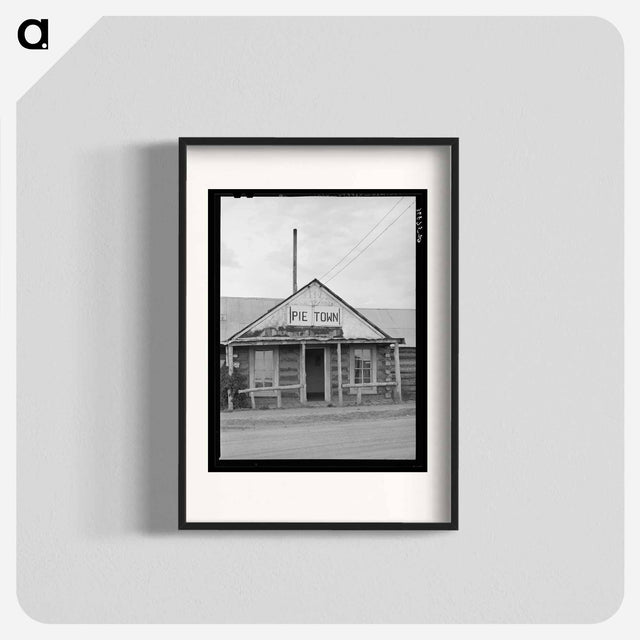 アートポスター-Entrance to hotel. Pie Town, New Mexico
 - ラッセル リー Poster.