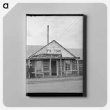 アートパネル-Entrance to hotel. Pie Town, New Mexico
 - ラッセル リー Canvas.
