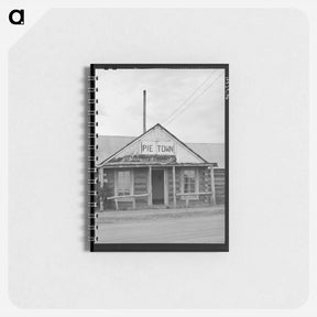 アートメモ帳-Entrance to hotel. Pie Town, New Mexico
 - ラッセル リー Memo.