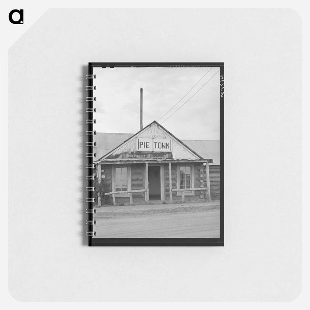 アートメモ帳-Entrance to hotel. Pie Town, New Mexico
 - ラッセル リー Memo.