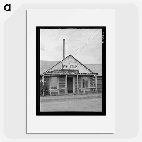 アートポスター-Entrance to hotel. Pie Town, New Mexico
 - ラッセル リー Poster.