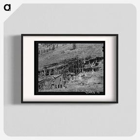アートポスター-Remains of Old Gold Mill at Telluride, Colorado
 - ラッセル リー Poster.