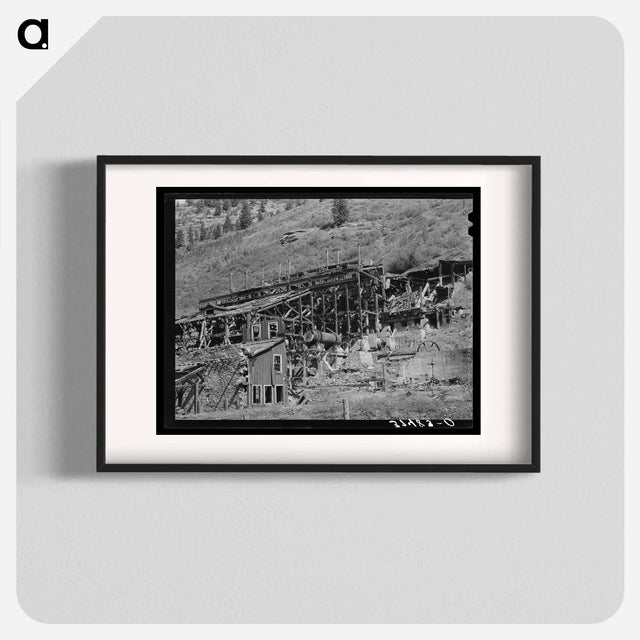 アートポスター-Remains of Old Gold Mill at Telluride, Colorado
 - ラッセル リー Poster.