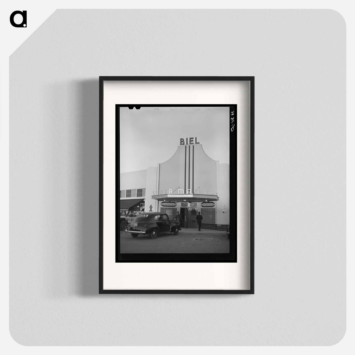 アートポスター-Supermarket Entrance, Six Points, Corpus Christi
 - ラッセル リー Poster.