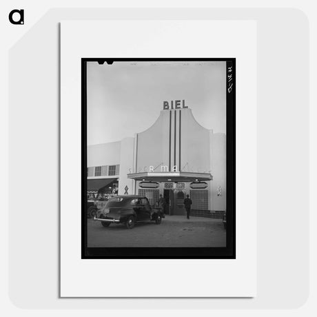 アートポスター-Supermarket Entrance, Six Points, Corpus Christi
 - ラッセル リー Poster.
