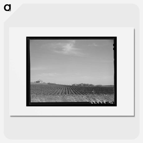 アートポスター-Plowed Land, Bexar County
 - ラッセル リー Poster.