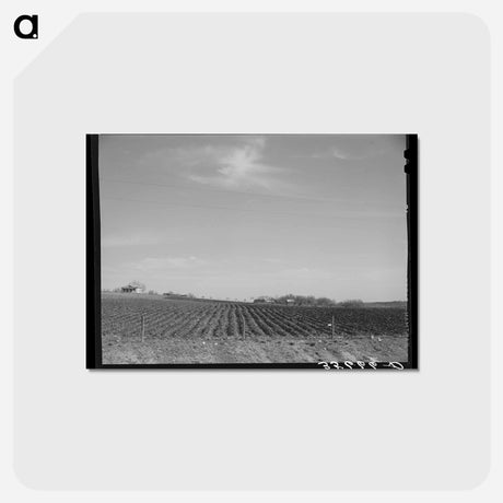 アートポストカード-Plowed Land, Bexar County
 - ラッセル リー Postcard.