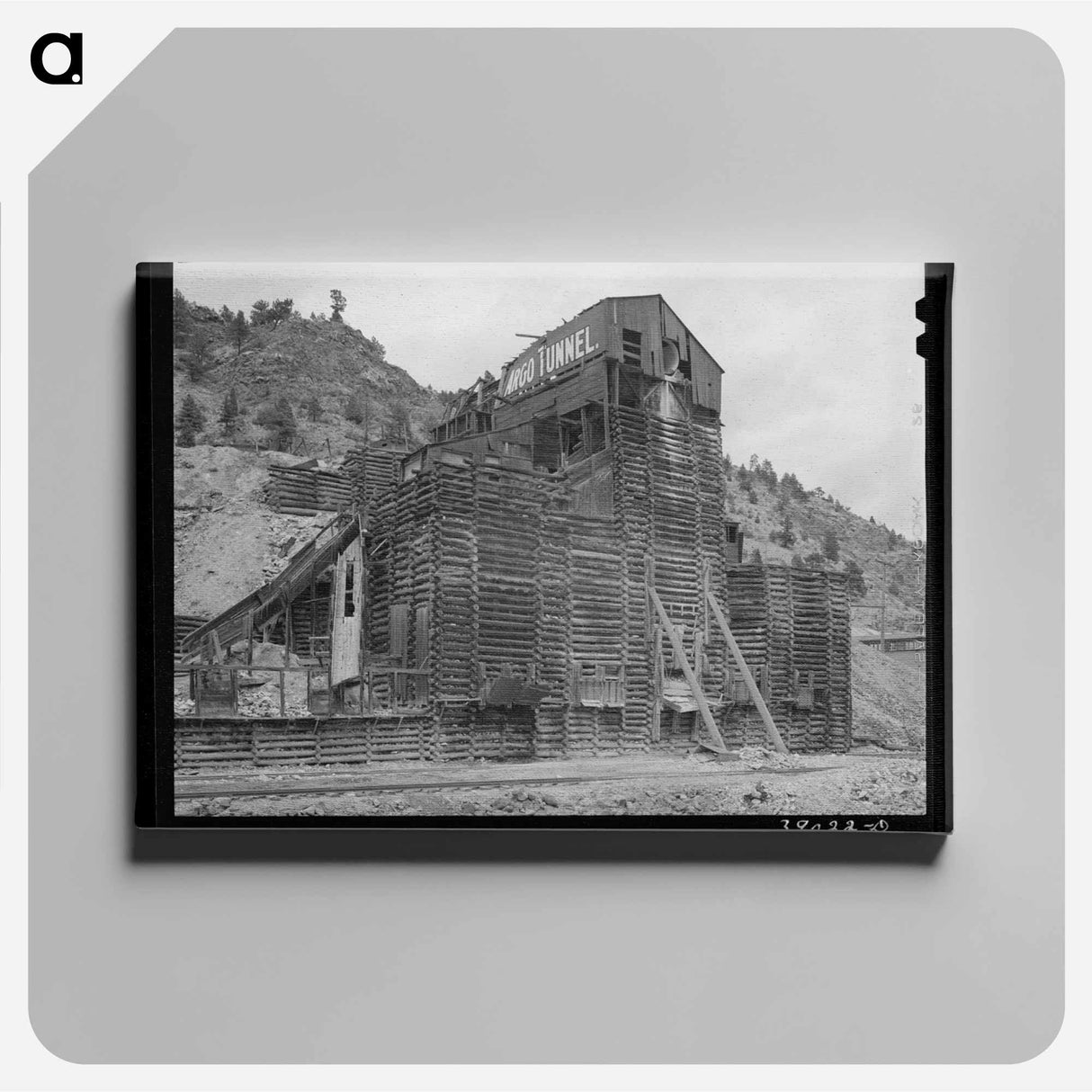 アートパネル-Abandoned Gold Mill, Idaho Springs, Colorado
 - ラッセル リー Canvas.