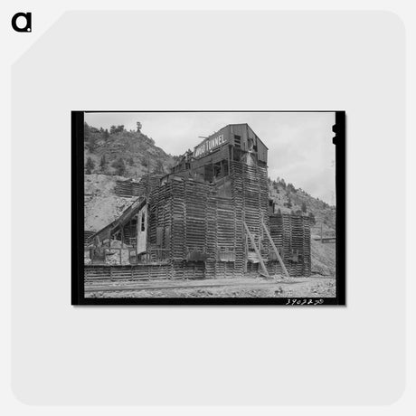 アートポストカード-Abandoned Gold Mill, Idaho Springs, Colorado
 - ラッセル リー Postcard.