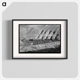 アートポスター-Shasta Dam Under Construction, Shasta, California
 - ラッセル リー Poster.