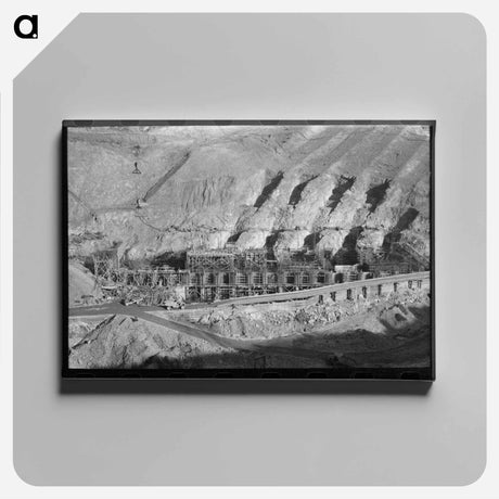 アートパネル-Shasta Dam Under Construction, Shasta, California
 - ラッセル リー Canvas.