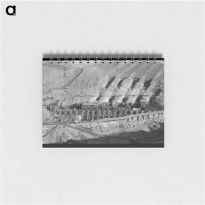 アートメモ帳-Shasta Dam Under Construction, Shasta, California
 - ラッセル リー Memo.