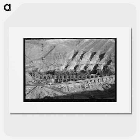 アートポスター-Shasta Dam Under Construction, Shasta, California
 - ラッセル リー Poster.
