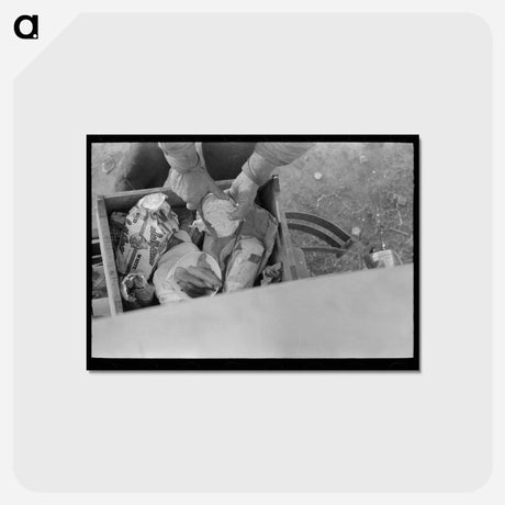 アートポストカード-Migrant Camp Chow Wagon
 - ラッセル リー Postcard.