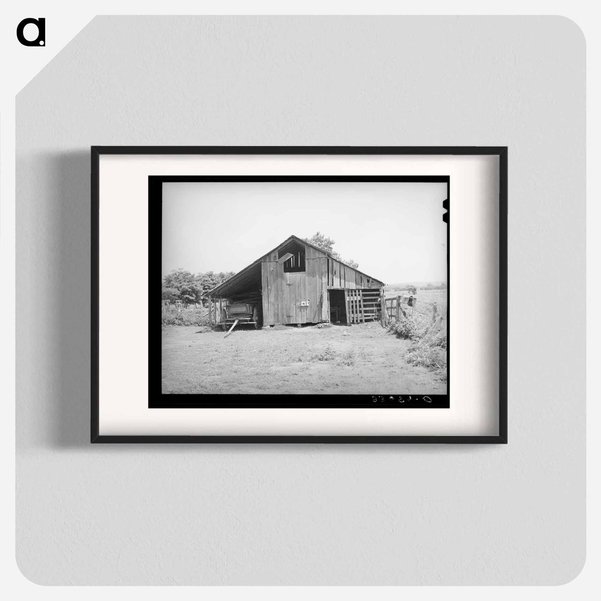 アートポスター-Barn Near Sallisaw, Oklahoma
 - ラッセル リー Poster.