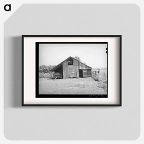 アートポスター-Barn Near Sallisaw, Oklahoma
 - ラッセル リー Poster.