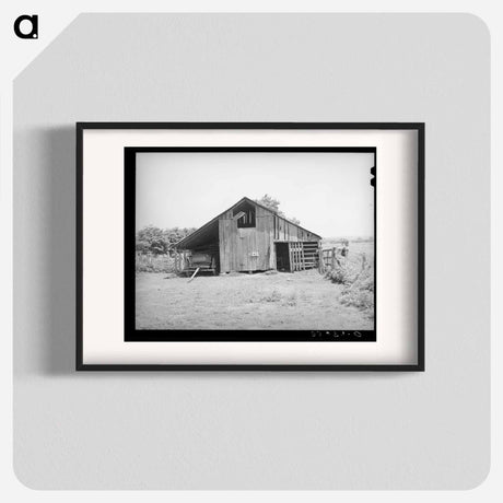 アートポスター-Barn Near Sallisaw, Oklahoma
 - ラッセル リー Poster.