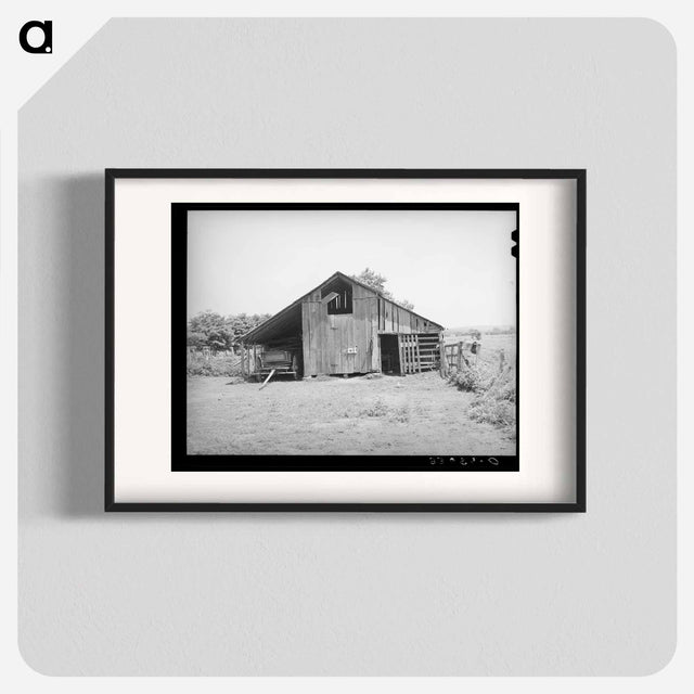 アートポスター-Barn Near Sallisaw, Oklahoma
 - ラッセル リー Poster.