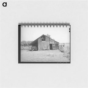 アートメモ帳-Barn Near Sallisaw, Oklahoma
 - ラッセル リー Memo.
