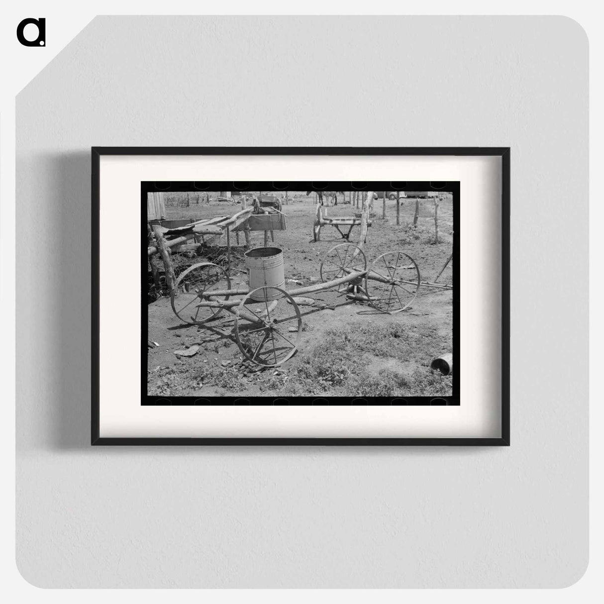 アートポスター-Water Hauler of Tenant Farmer, Muskogee, Oklahoma
 - ラッセル リー Poster.