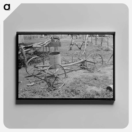 アートパネル-Water Hauler of Tenant Farmer, Muskogee, Oklahoma
 - ラッセル リー Canvas.
