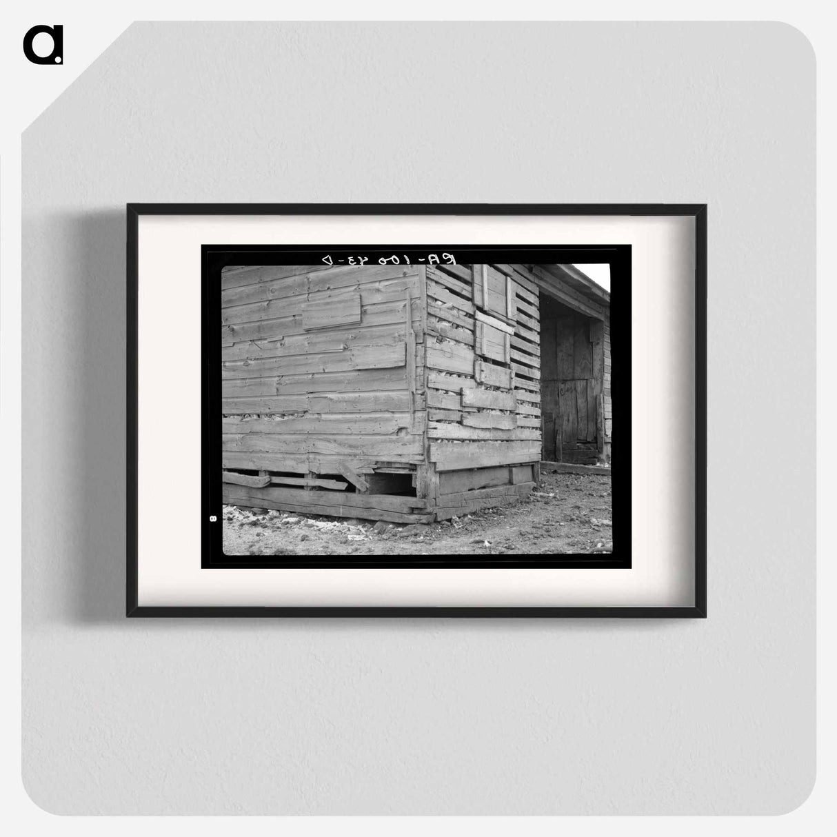 アートポスター-Corn Crib on Nelson Brothers' Farm
 - ラッセル リー Poster.