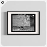 アートポスター-Corn Crib on Nelson Brothers' Farm
 - ラッセル リー Poster.