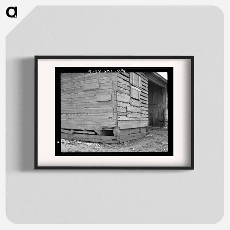 アートポスター-Corn Crib on Nelson Brothers' Farm
 - ラッセル リー Poster.