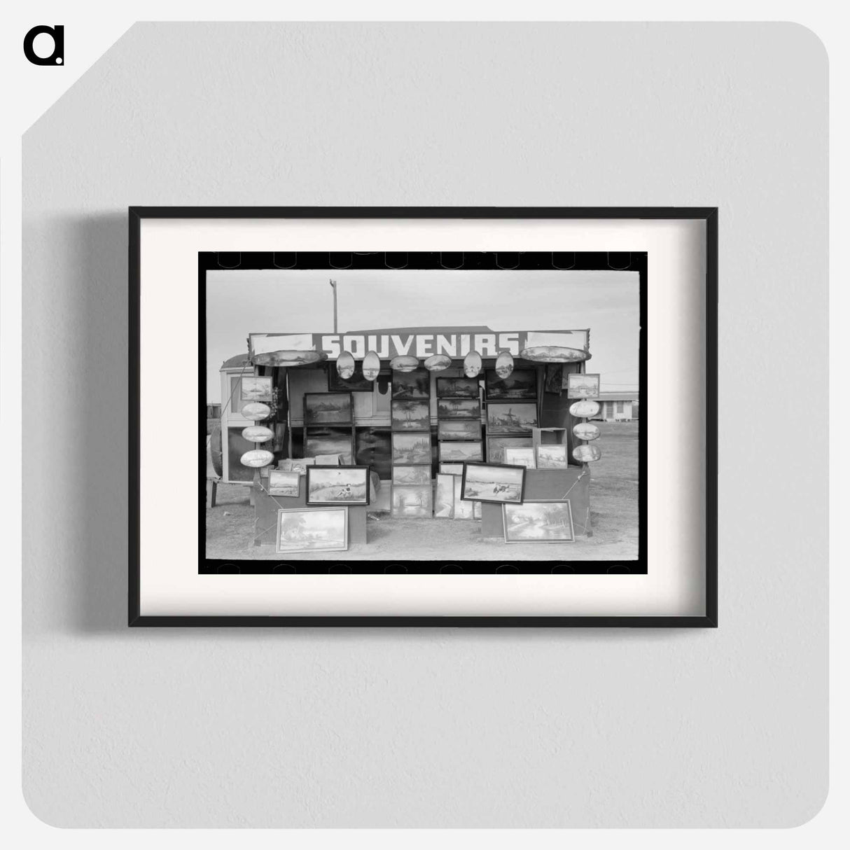 アートポスター-Souvenir Stand of "Buckeye" Painter, Corpus Christi, Texas
 - ラッセル リー Poster.