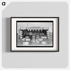 アートポスター-Souvenir Stand of "Buckeye" Painter, Corpus Christi, Texas
 - ラッセル リー Poster.