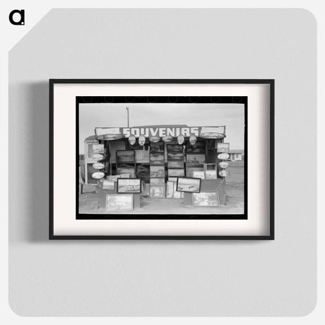 アートポスター-Souvenir Stand of "Buckeye" Painter, Corpus Christi, Texas
 - ラッセル リー Poster.