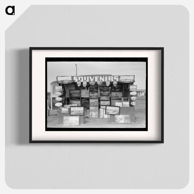 アートポスター-Souvenir Stand of "Buckeye" Painter, Corpus Christi, Texas
 - ラッセル リー Poster.