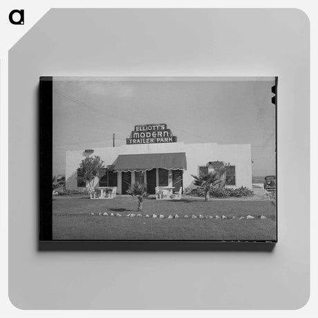 アートパネル-Cafe and Grocery, North Beach, Corpus Christi
 - ラッセル リー Canvas.