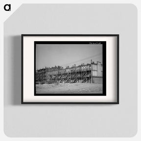 アートポスター-Apartments Rented to ES, Chicago, Illinois
 - ラッセル リー Poster.