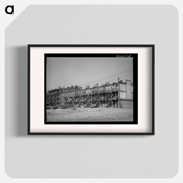 アートポスター-Apartments Rented to ES, Chicago, Illinois
 - ラッセル リー Poster.