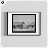 アートポスター-Adobe Shed and Barn, Chamisal, New Mexico
 - ラッセル リー Poster.