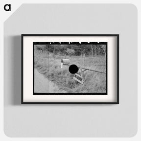 アートポスター-Mail Box of Cut-Over Farm, Near Northome, Minnesota
 - ラッセル リー Poster.