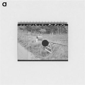 アートメモ帳-Mail Box of Cut-Over Farm, Near Northome, Minnesota
 - ラッセル リー Memo.